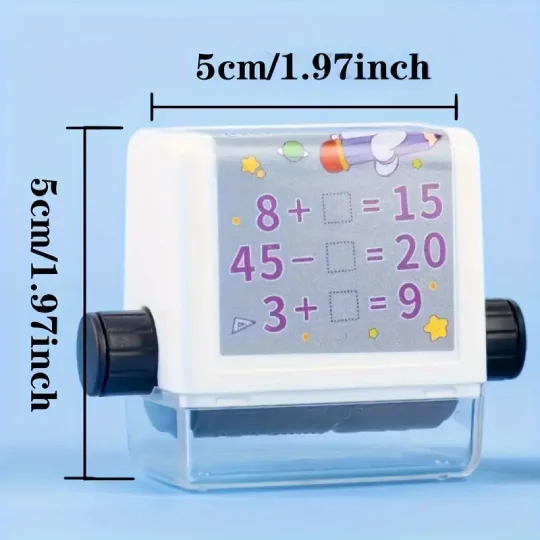 Math Practice Roller Stamp - Addition & Subtraction